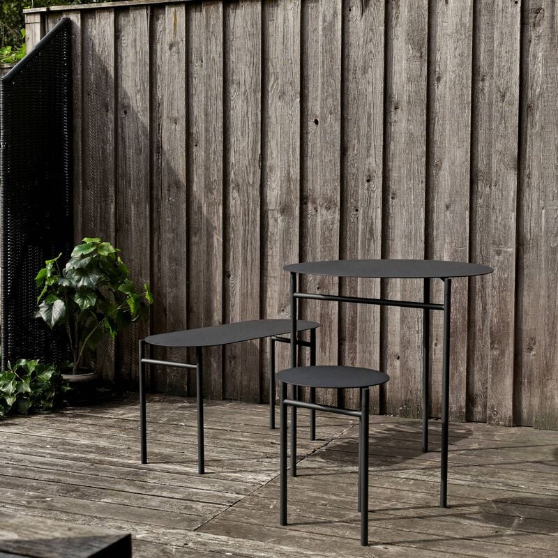 Zone Skammel dia. 33 x 45 cm i black